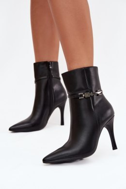 Botki Model Bellisse 8784 Black - Step in style Step in style