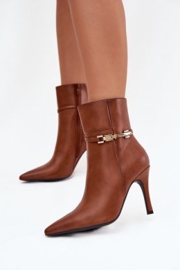 Botki Model Bellisse 8784 Camel - Step in style Step in style