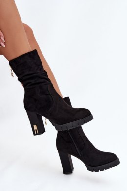 Botki Model Briannae HB-90 Black - Step in style Step in style