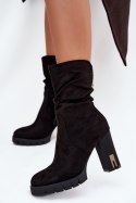 Botki Model Briannae HB-90 Black - Step in style Step in style