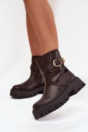 Botki Model Elanore WZ-119 Czekolada - Step in style Step in style
