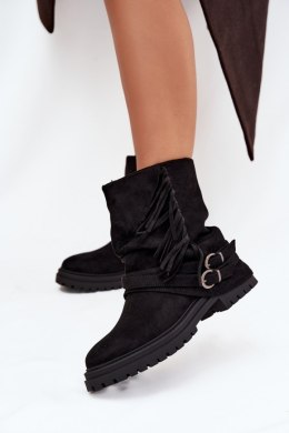Botki Model Helianne WZ-108 Black - Step in style Step in style