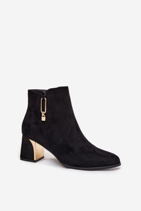 Botki Model Kalivra 1338 Black - Step in style Step in style Botki Model Kalivra 1338 Black - Step in style Step in style