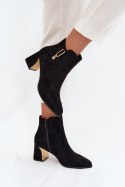 Botki Model Kalivra 1338 Black - Step in style Step in style
