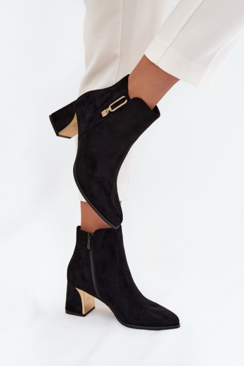 Botki Model Kalivra 1338 Black - Step in style Step in style Botki Model Kalivra 1338 Black - Step in style Step in style