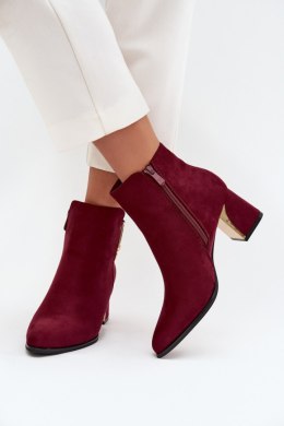 Botki Model Kalivra 1338 Bordo - Step in style Step in style