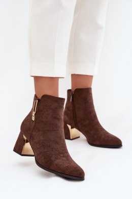 Botki Model Kalivra 1338 Brown - Step in style Step in style