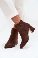 Botki Model Kalivra 1338 Brown - Step in style Step in style