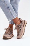Buty Sportowe Model Vinceza 66836 Panterka Beige - Step in style Step in style
