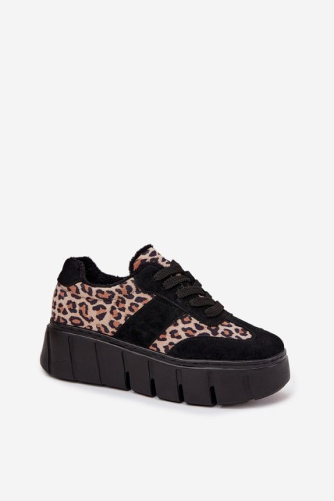 Buty Sportowe Model Vinceza 66841 Panterka Black - Step in style Step in style Buty Sportowe Model Vinceza 66841 Panterka Black - Step in style Step in style