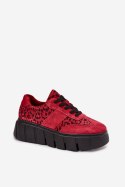 Buty Sportowe Model Vinceza 66841 Panterka Red - Step in style Step in style