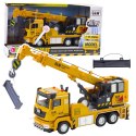 Ciężarówka Dźwig Pojazd Budowlany Żółty LEAN Toys