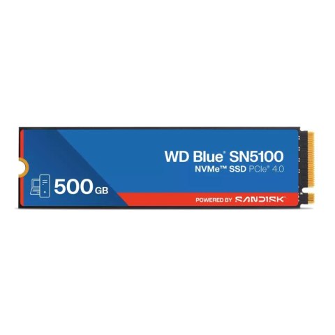 Dysk SSD WD Blue SN5100 500GB M.2 2280 PCIe NVMe (6600/5600 MB/s) WDS500G5B0E Sandisk