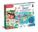 Gra edukacyjna Puzzle Quizy Zwierzęta Odkrywamy Świat Uczę się Bawiąc Język Polski Clementoni 50779 Clementoni