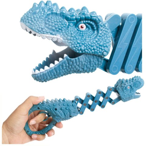 Gryzący Dinozaur Chwytak Pistolet Niebieski LEAN TOYS Gryzący Dinozaur Chwytak Pistolet Niebieski LEAN TOYS