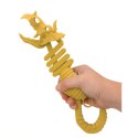 Gryzący Szkielet Dinozaur Chwytak Pistolet Brązowy LEAN TOYS