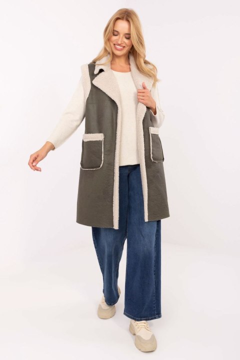 Kamizelka Model IT-KZ-96916.68 Khaki - Factory Price Factory Price