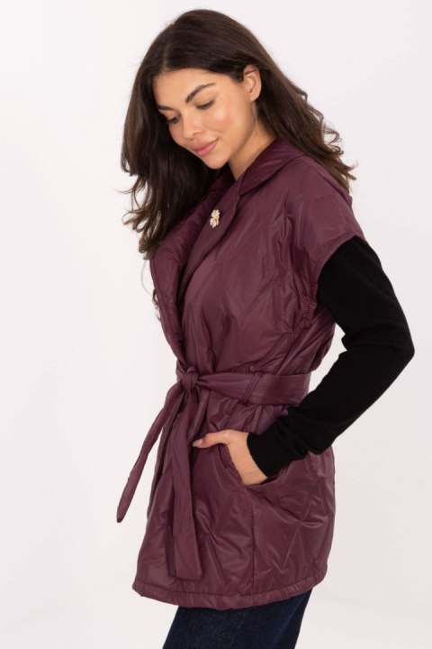 Kamizelka Model IT-KZ-FL9603.87 Bordo - Rue Paris Rue Paris Kamizelka Model IT-KZ-FL9603.87 Bordo - Rue Paris Rue Paris