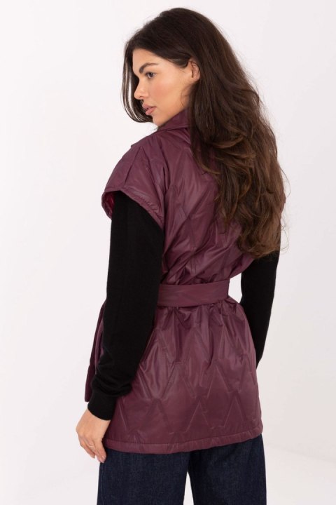 Kamizelka Model IT-KZ-FL9603.87 Bordo - Rue Paris Rue Paris Kamizelka Model IT-KZ-FL9603.87 Bordo - Rue Paris Rue Paris