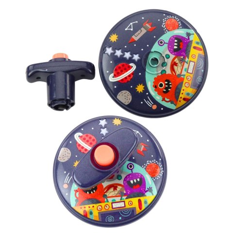Kolorowy Świecący Dysk Kosmos Ufo Kręcący Bączek Spinning Top LEAN TOYS Kolorowy Świecący Dysk Kosmos Ufo Kręcący Bączek Spinning Top LEAN TOYS