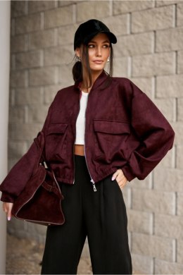 Kurtka Damska Model Vivara BOR KUR0032 Bordo - Roco Fashion Roco Fashion