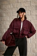 Kurtka Damska Model Vivara BOR KUR0032 Bordo - Roco Fashion Roco Fashion