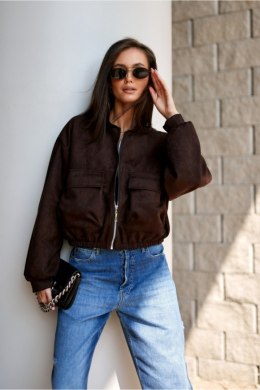Kurtka Damska Model Vivara CBR KUR0032 Dark Brown - Roco Fashion Roco Fashion