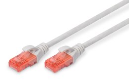 Patchcord DIGITUS UTP kat. 6 0,25m PVC szary Digitus