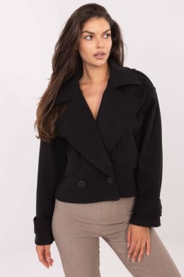 Płaszcz Damski Model IT-KR-A9558.62 Black - Rue Paris Rue Paris