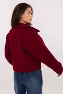 Płaszcz Damski Model IT-KR-A9558.62 Bordo - Rue Paris Rue Paris