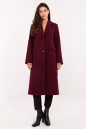 Płaszcz Damski Model IT-PL-80320.65 Bordo - Factory Price Factory Price