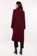 Płaszcz Damski Model IT-PL-80320.65 Bordo - Factory Price Factory Price