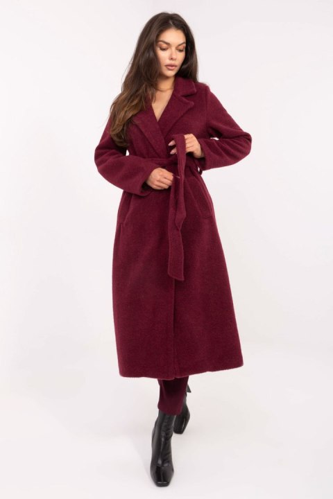 Płaszcz Damski Model IT-PL-96765.17P Bordo - Factory Price Factory Price