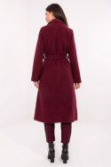 Płaszcz Damski Model IT-PL-96765.17P Bordo - Factory Price Factory Price