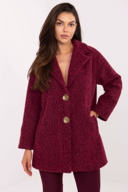 Płaszcz Damski Model IT-PL-96775.19P Bordo - Factory Price Factory Price