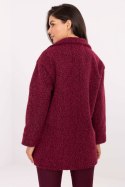Płaszcz Damski Model IT-PL-96775.19P Bordo - Factory Price Factory Price