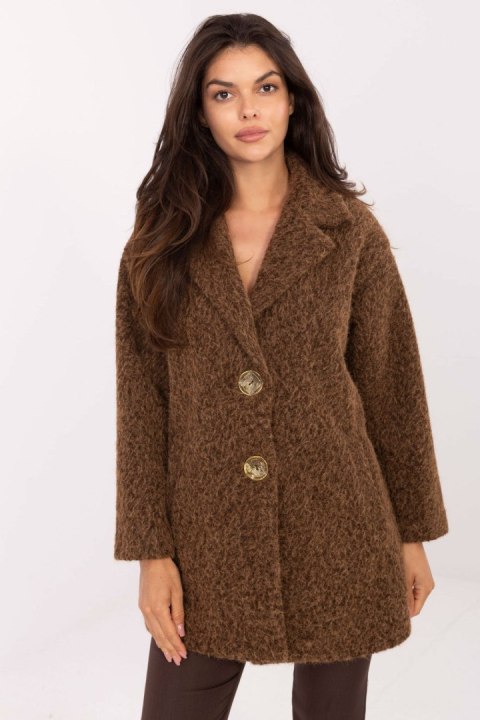 Płaszcz Damski Model IT-PL-96775.19P Brown - Factory Price Factory Price
