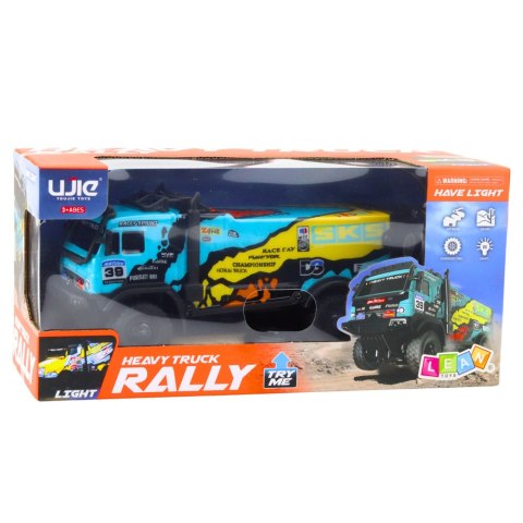 Samochód Ciężarowy Zdalnie Sterowany RC Pilot Dźwięki Niebieski LEAN Toys Samochód Ciężarowy Zdalnie Sterowany RC Pilot Dźwięki Niebieski LEAN Toys
