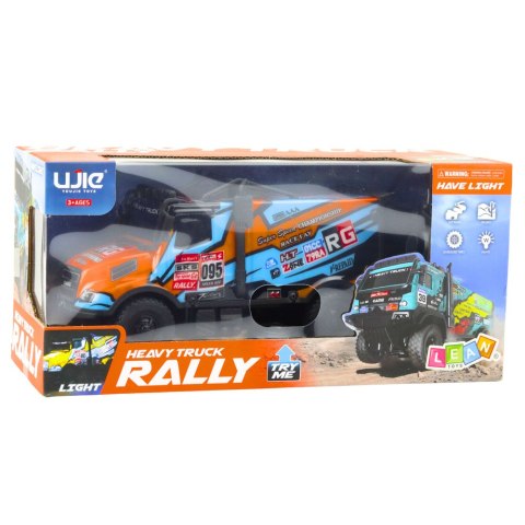 Auto Ciężarowe Zdalnie Sterowane RC Podświetlana Karoseria Pomarańczowy LEAN Toys Auto Ciężarowe Zdalnie Sterowane RC Podświetlana Karoseria Pomarańczowy LEAN Toys