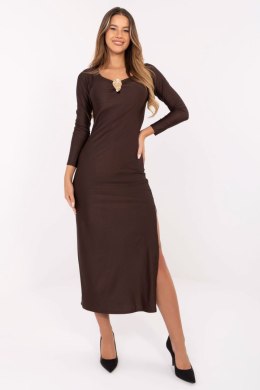 Sukienka Model IT-SK-21619.97 Dark Brown - Italy Moda Italy Moda