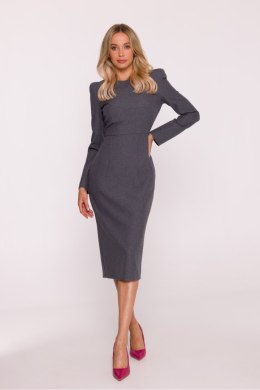 Sukienka Model S412 Grey - Stylove Stylove