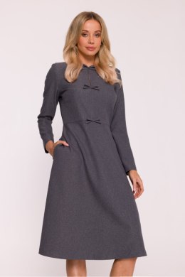 Sukienka Model S413 Grey - Stylove Stylove