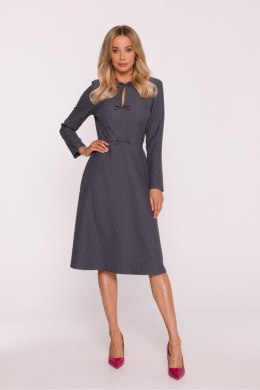 Sukienka Model S413 Grey - Stylove Stylove