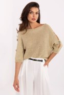 Sweter Damski Model MI-SW-1604.85 Gold - Italy Moda Italy Moda