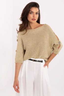 Sweter Damski Model MI-SW-1604.85 Gold - Italy Moda Italy Moda