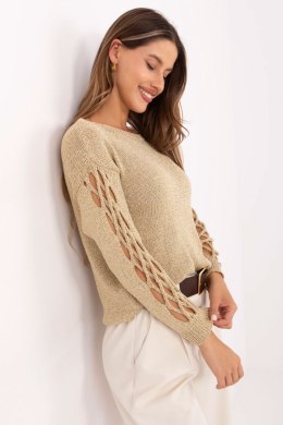 Sweter Damski Model MI-SW-1606.96 Gold - Italy Moda Italy Moda