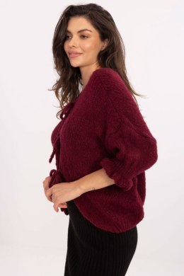 Sweter Damski Model MI-SW-2911.91 Bordo - Italy Moda Italy Moda