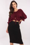 Sweter Damski Model MI-SW-2911.91 Bordo - Italy Moda Italy Moda