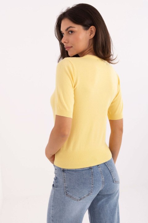 Sweter Damski Model PM-SW-N30088.21 Yellow - Factory Price Factory Price Sweter Damski Model PM-SW-N30088.21 Yellow - Factory Price Factory Price