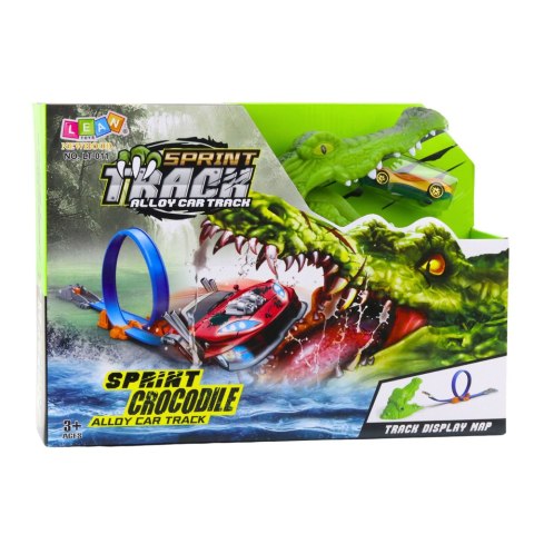 Tor Samochodowy Katapulta Wyrzutnia Krokodyl LEAN Toys Tor Samochodowy Katapulta Wyrzutnia Krokodyl LEAN Toys